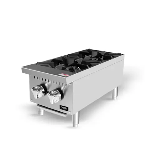 Cocina industrial de sobremesa 2 hornillas – Dach