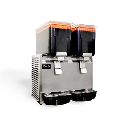 Dispensador de jugos 32 litros con 2 tolvas