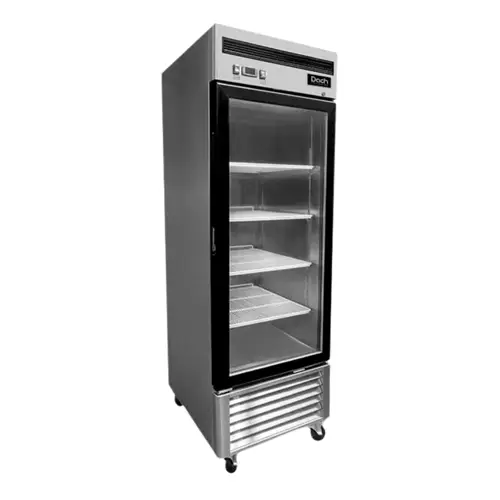 Refrigerador industrial de congelamiento 1 puerta de vidrio