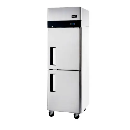 Refrigerador industrial de congelamiento 2 puertas vertical