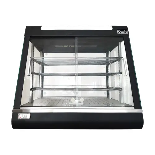 Vitrina caliente de sobremesa 3 niveles